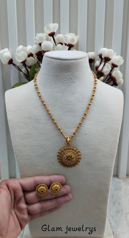 Ruby Gold Polki Necklace Indian Jewellery Azam Set