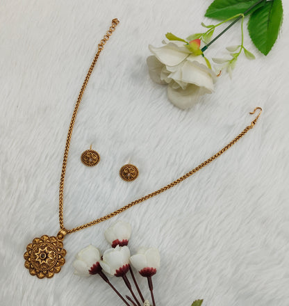 Gold Polki Necklace Indian Jewellery Azam Set