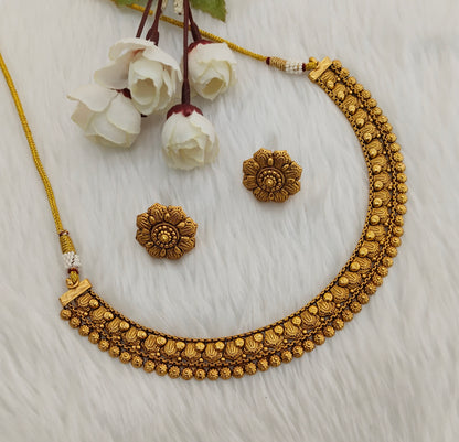 Gold Polki Necklace Indian Jewellery Gurleen Set