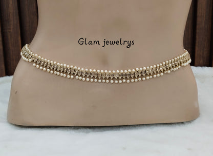 Antique Gold indian Belly Chain kamarbelt Saree Chain