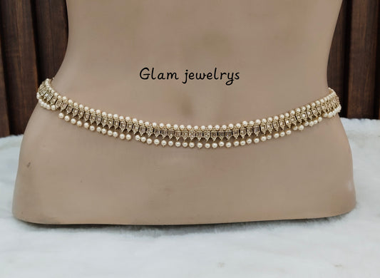 Antique Gold indian Belly Chain kamarbelt Saree Chain