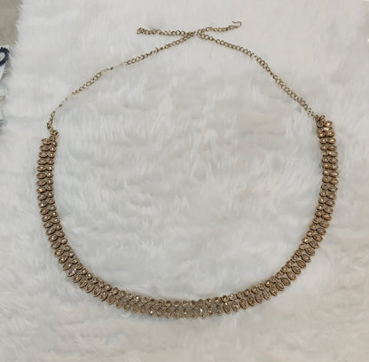 Antique Gold indian Belly Chain kamarbelt Saree Chain
