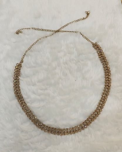 Antique Gold indian Belly Chain kamarbelt Saree Chain