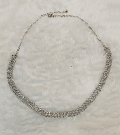 Silver White Indian Belly Chain kamarbelt Saree Chain