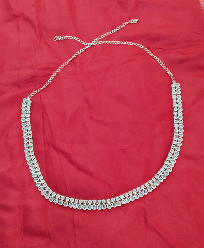 Silver Indian Belly Chain kamarbelt Saree Chain