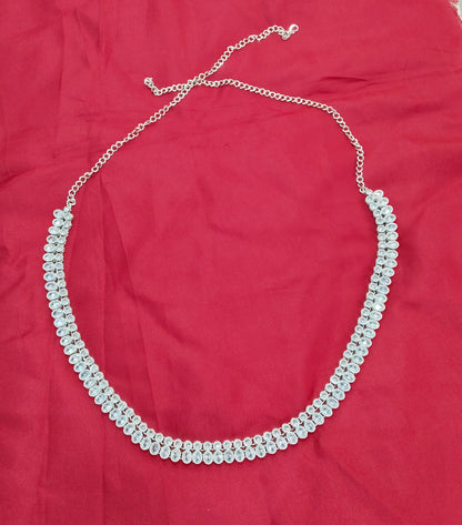 Silver Indian Belly Chain kamarbelt Saree Chain