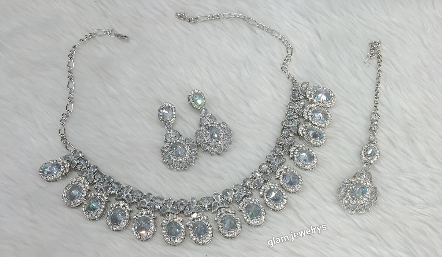 Silver Necklace Rosie sets