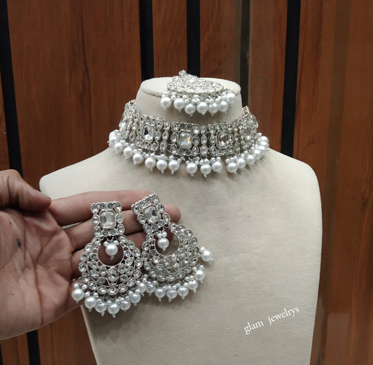 Silver Choker Jewellery Stella Sets