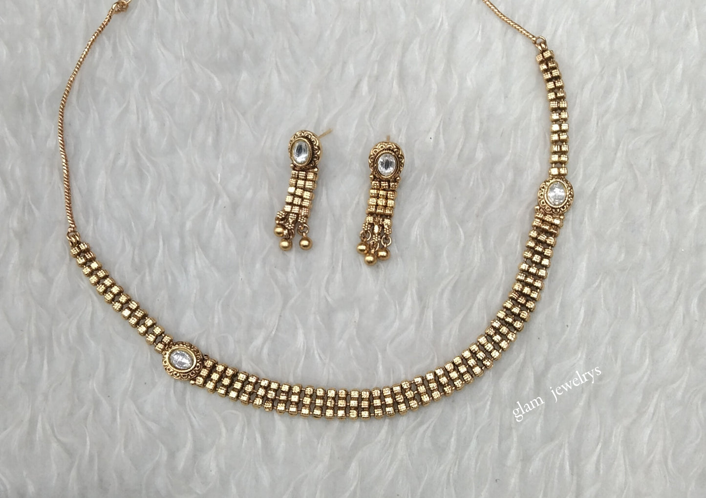 Gold polki Necklace set/ Gold Necklace Many sets