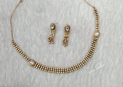 Gold polki Necklace set/ Gold Necklace Many sets