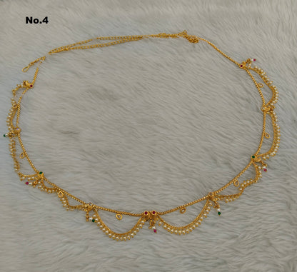 Gold Indian Belly Chain kamarbelt Saree Chain