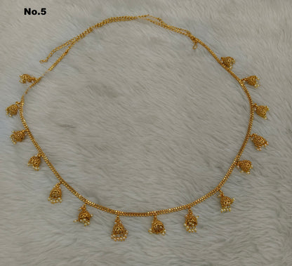 Gold Indian Belly Chain kamarbelt Saree Chain
