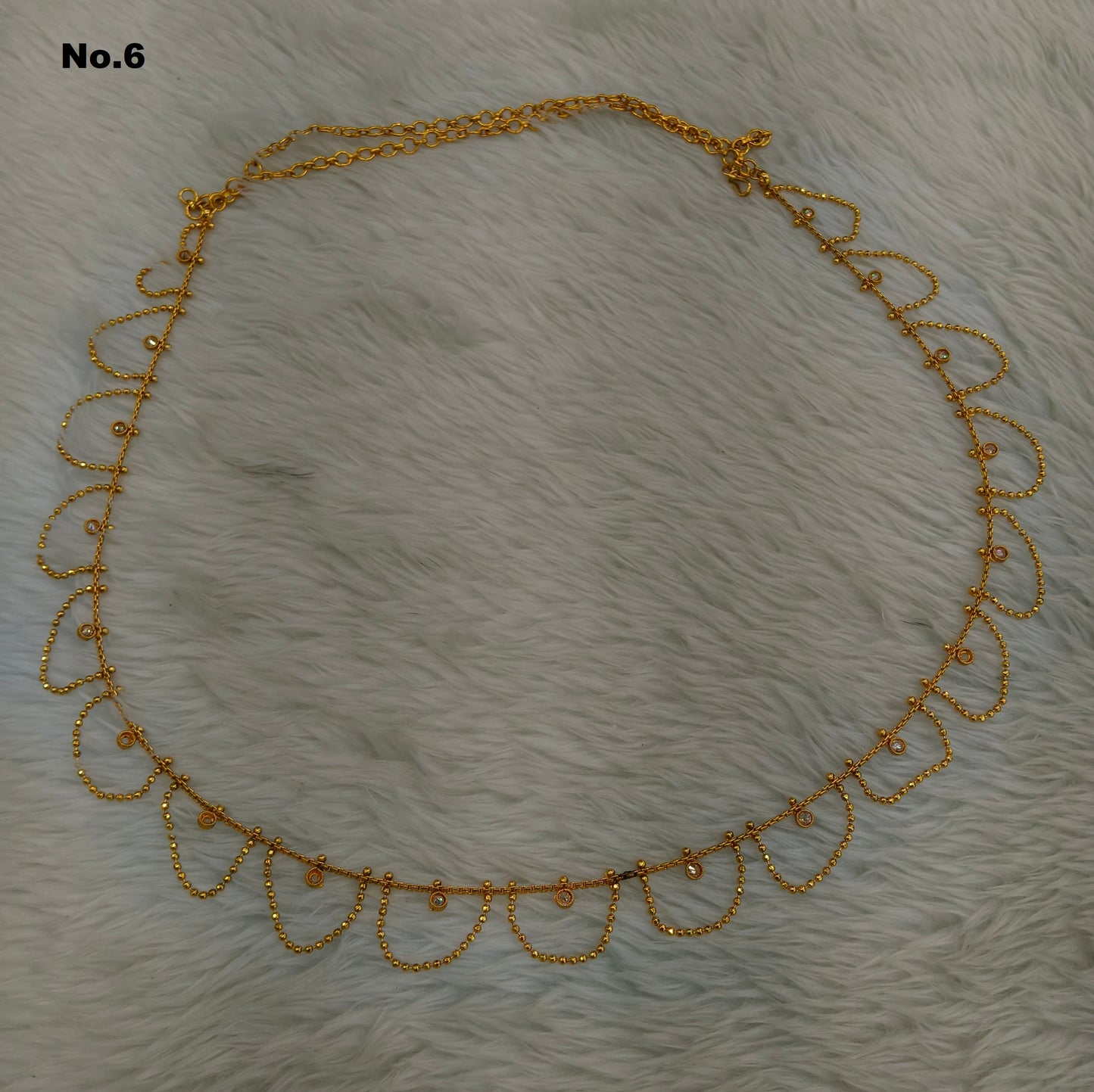 Gold Indian Belly Chain kamarbelt Saree Chain
