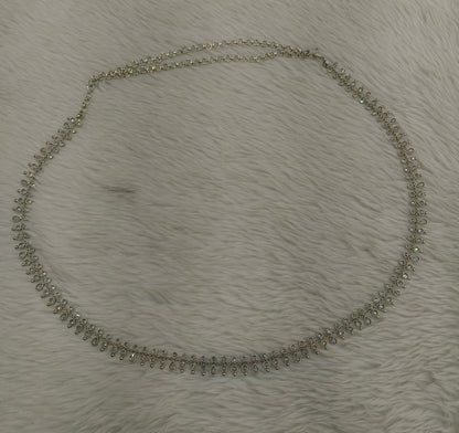 Silver Indian Belly Chain kamarbelt Saree Chain