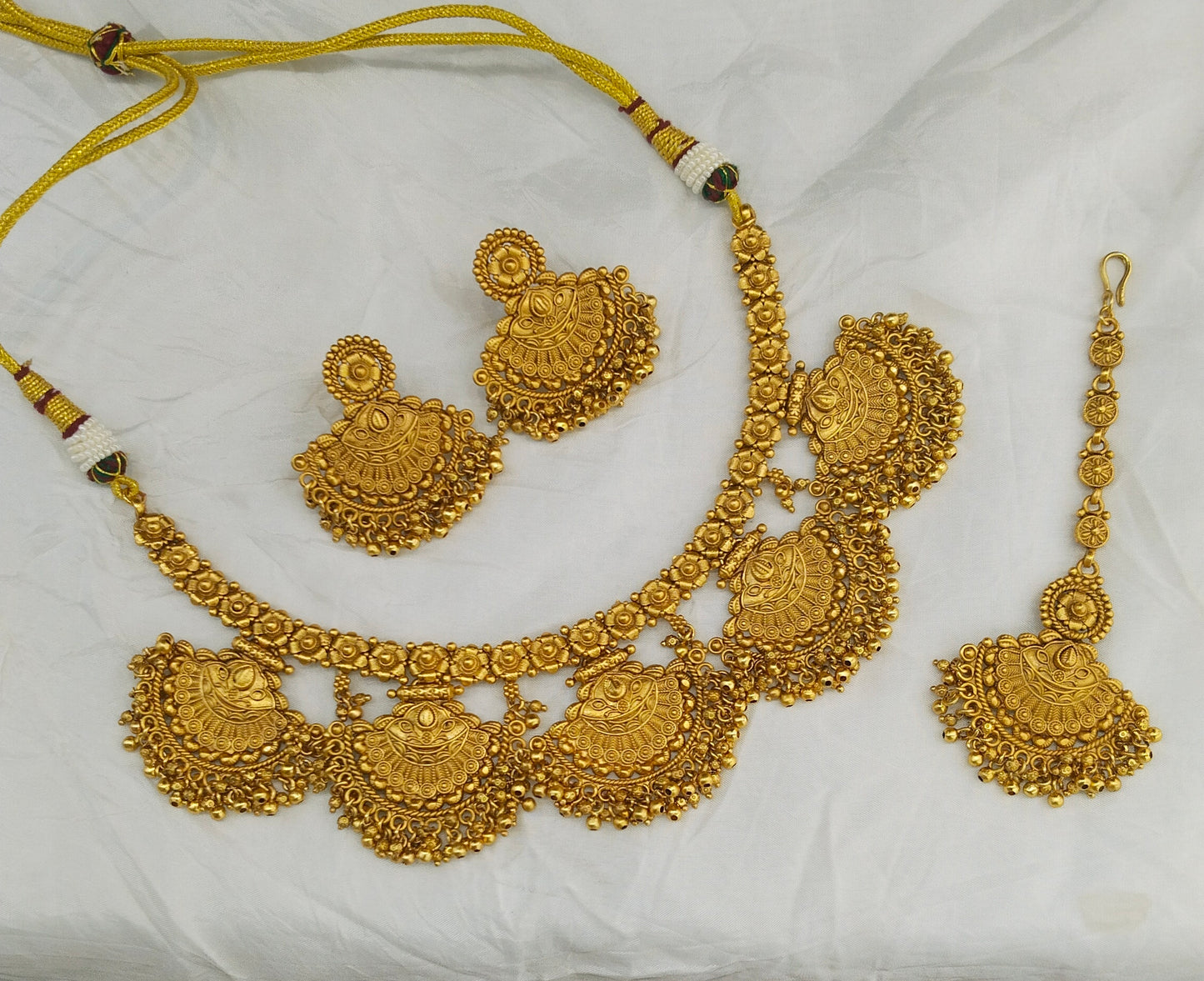 Gold Polki Necklace Jewellery Lucy Set