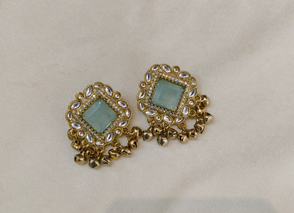 Antique Gold Bollywood Rini Indian Earrings