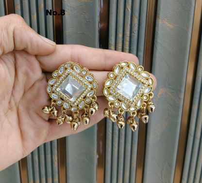Antique Gold Bollywood Rini Indian Earrings