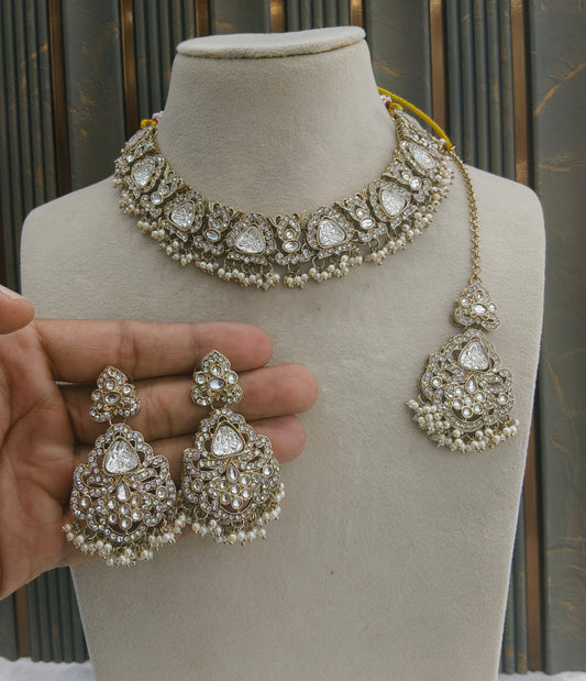 Antique Gold Necklace Sora Jewellery Sets