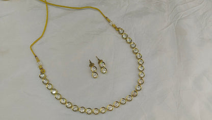 Antique Kundan Necklace Indian Jewelry Eiko Set