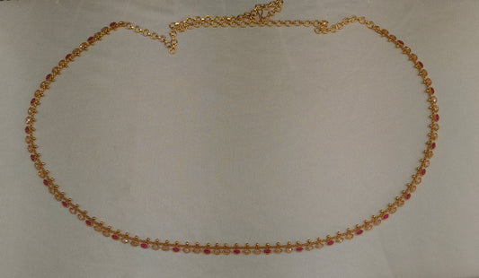 Gold Belly chain indian kamarbelt Myra saree chain