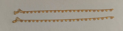 Gold Anklet Suzu Jhanjar Payal Indian Jewellery