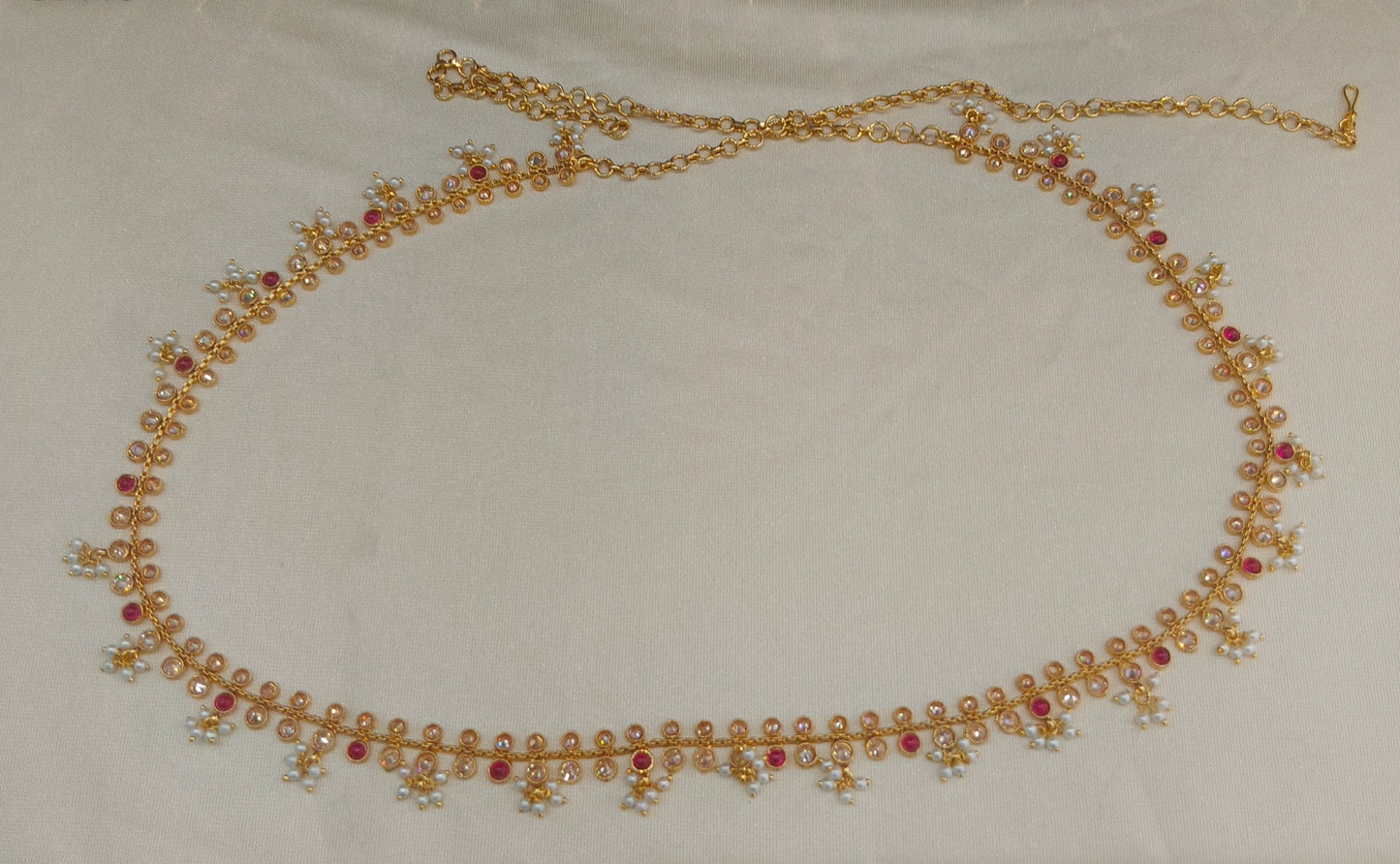 Gold Belly chain indian kamarbelt Dhanvi saree chain