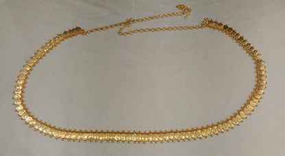 Gold Belly chain indian kamarbelt Dhanvi saree chain