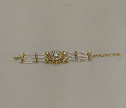 Indian Kundan Hand Bracelets Junia Jewellery
