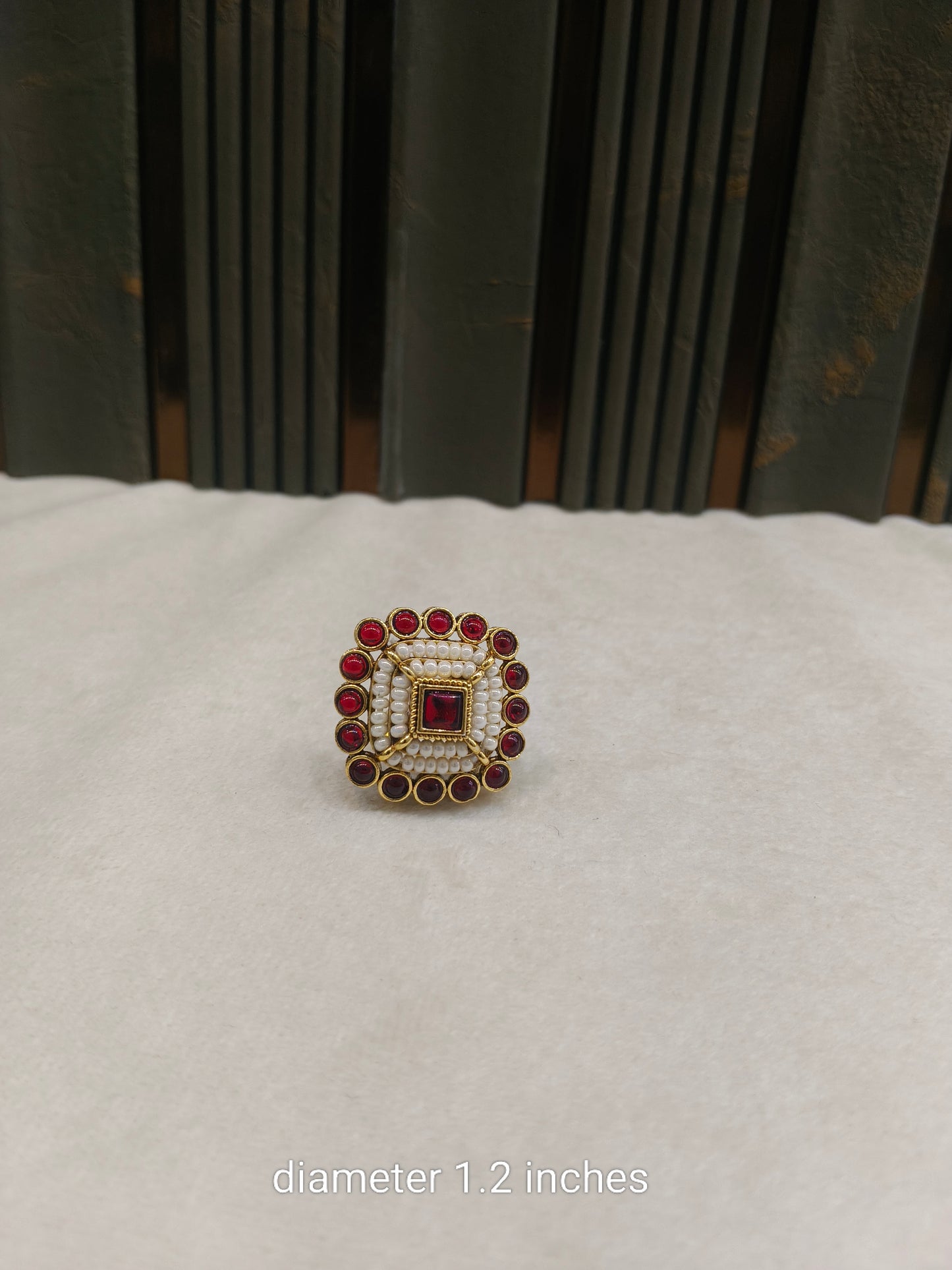 Kundan Adjustable Nigar Indian Finger Rings