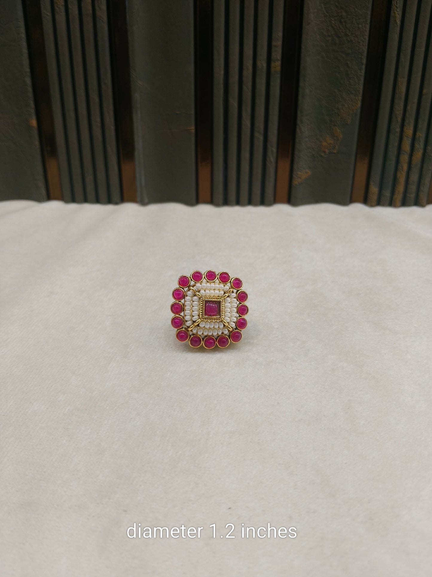 Kundan Adjustable Nigar Indian Finger Rings