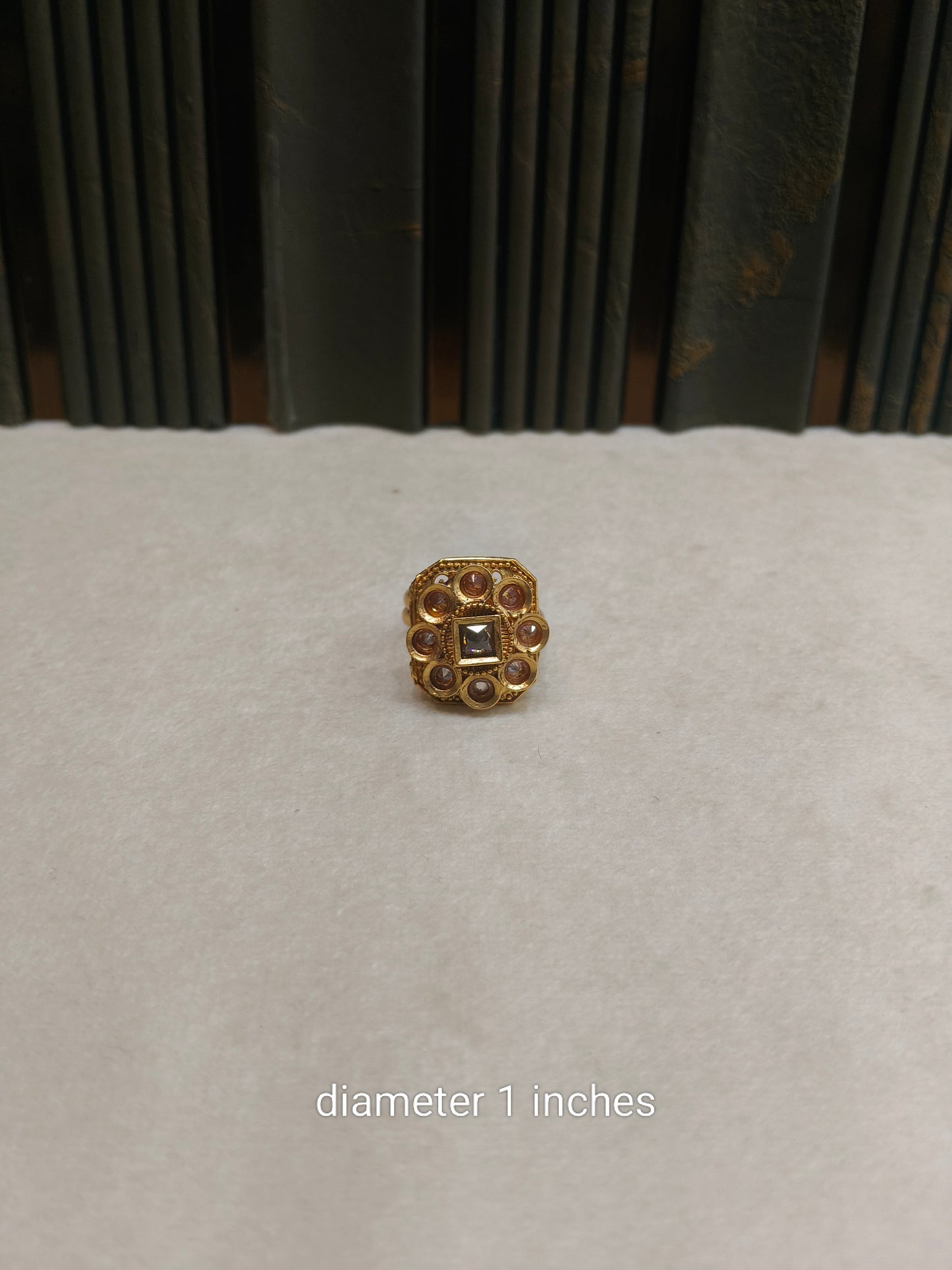 Gold Cocktail Sayura Indian Finger Rings