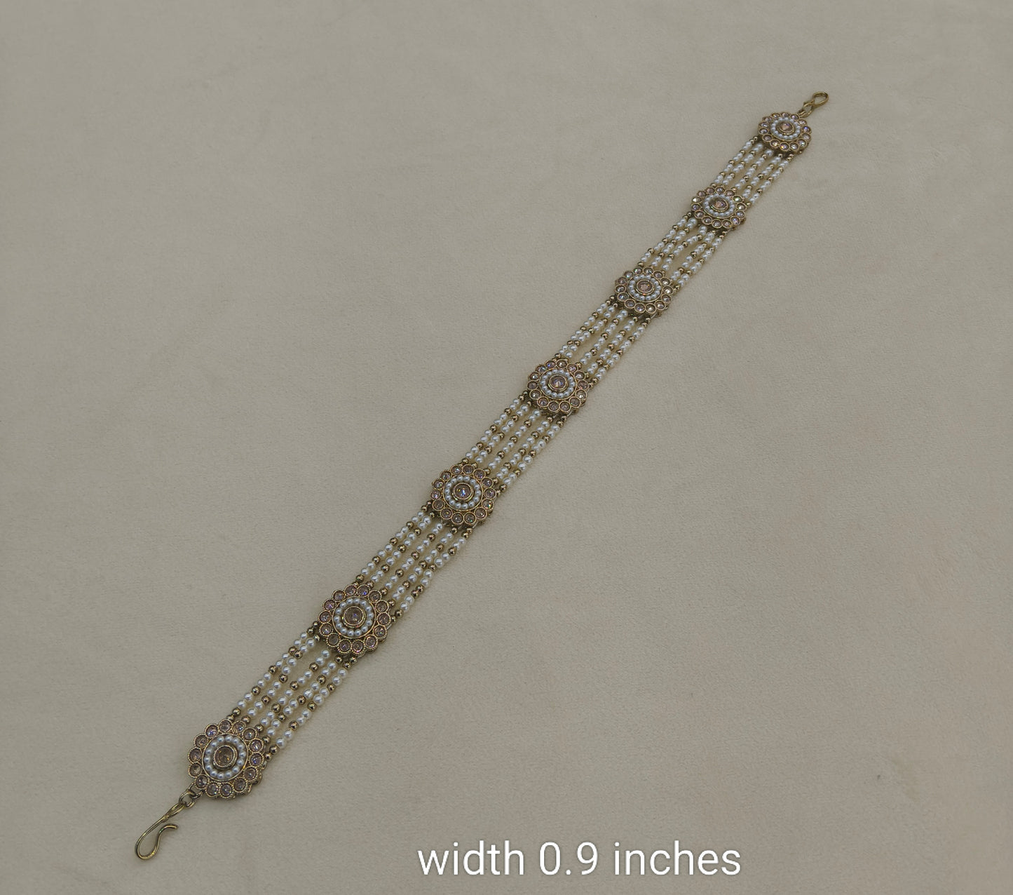Antique Headpiece Matha Patti sheesh fool Manha Head Jewellery