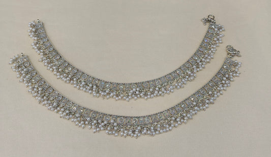 Silver Anklet Jhanjar Payal Heer Indian Jewellery