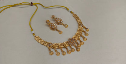 Gold Polki  Necklace Jewellery Juhi Set