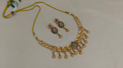 Gold Polki  Necklace Jewellery Juhi Set