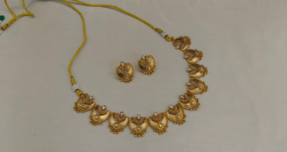 Gold Polki  Necklace Jewellery Juhi Set