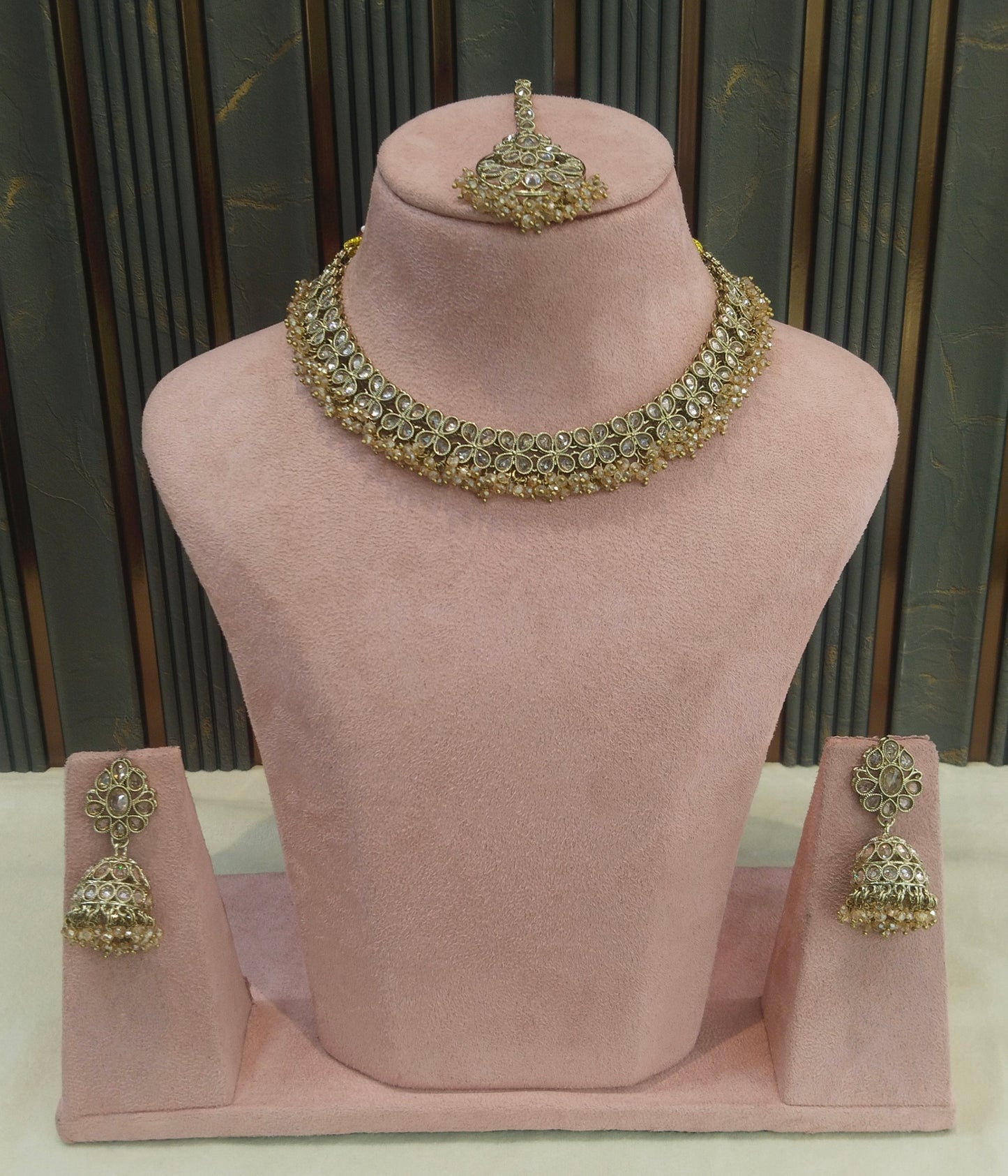 Antique Necklace Indian Jewelry Shuba Set