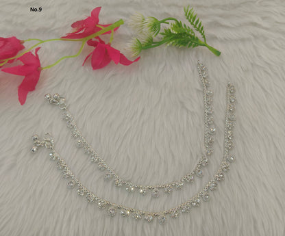 Silver Anklet Jhanjar Payal Indian Jewellery