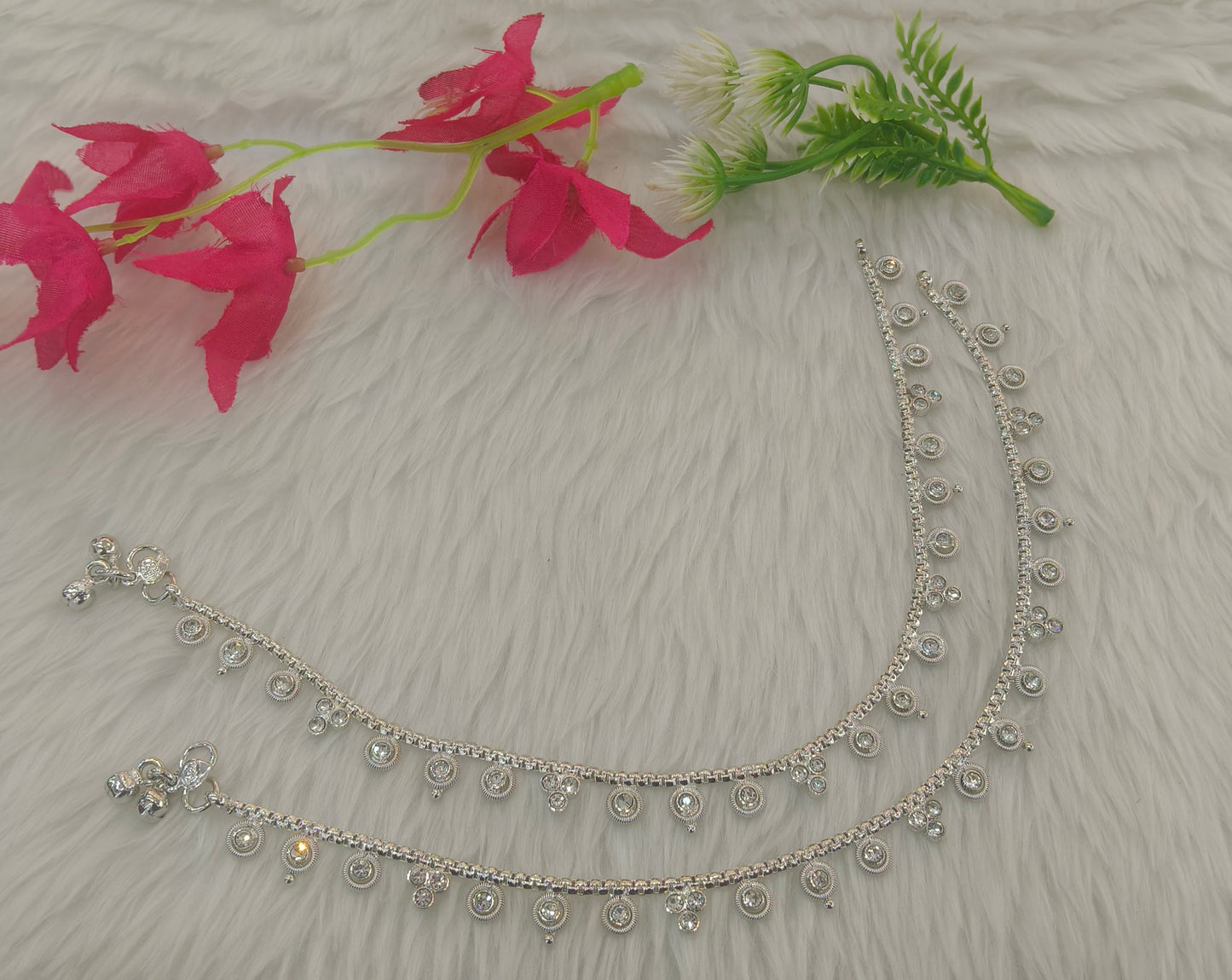 Silver Anklet Jhanjar Payal Indian Jewellery