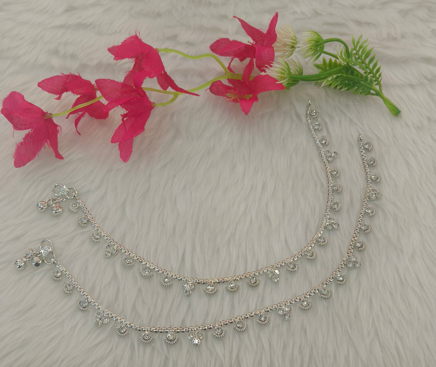 Silver Anklet Jhanjar Payal Indian Jewellery
