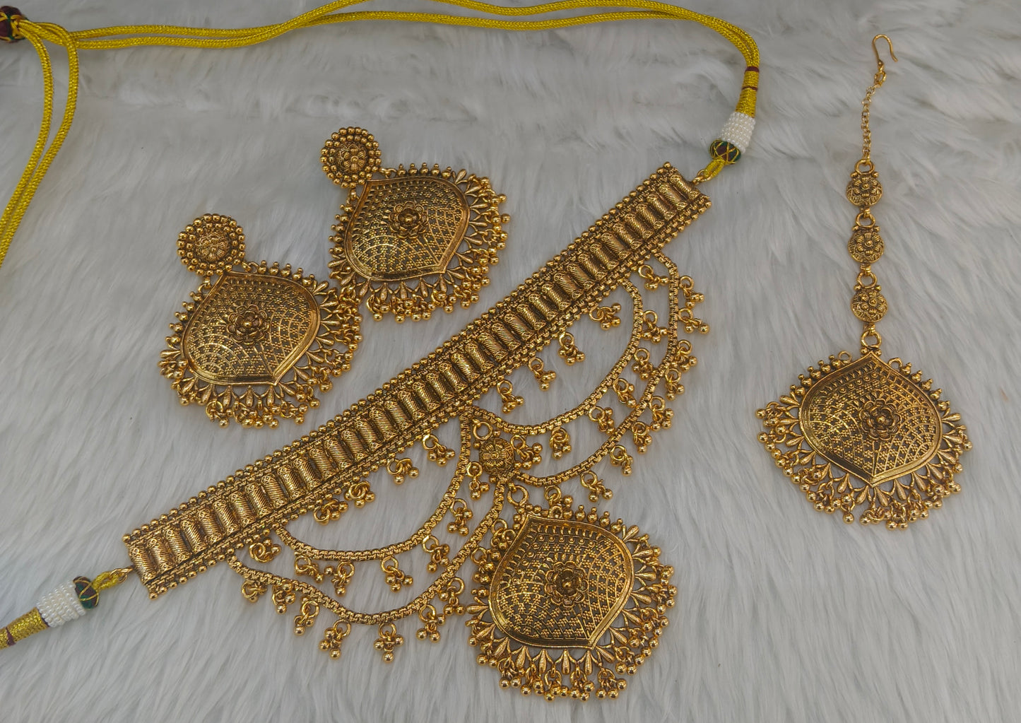 Gold polki choker set/ Gold choker Kirtika set