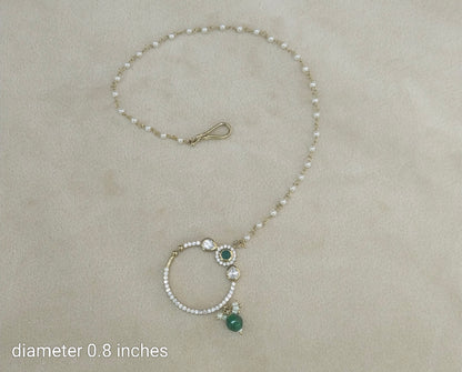 Nose ring Indian bridal nathini for pierced nose
