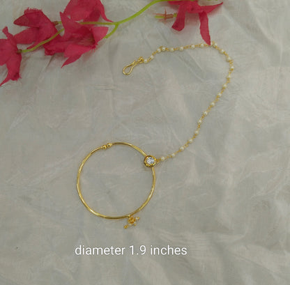 Nose ring Indian bridal nathini for pierced nose