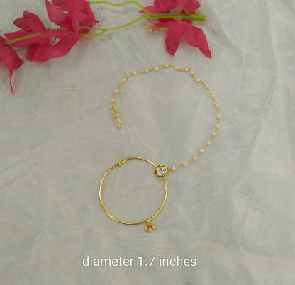 Nose ring Indian bridal nathini for pierced nose