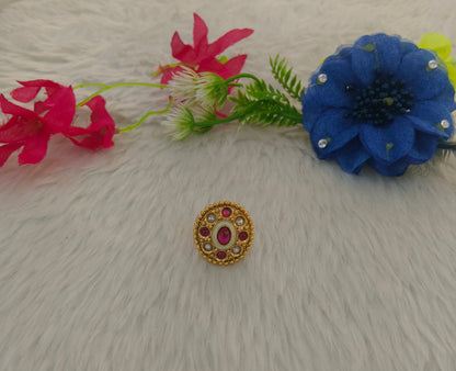 Gold Cocktail Indian Finger Vena Rings