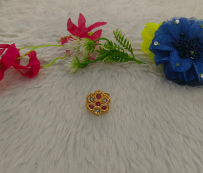 Gold Cocktail Indian Finger Vena Rings