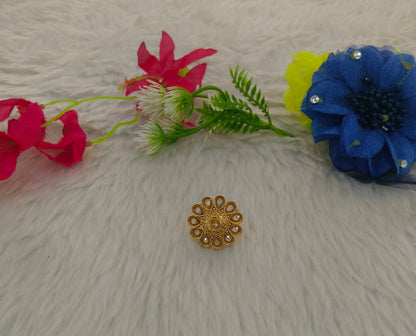 Gold Cocktail Indian Finger Vena Rings