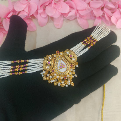 Gold Polki  Choker  Jewellery Litika Set