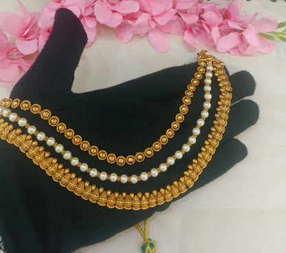 Gold Polki  Necklace  Jewellery Sarika Set