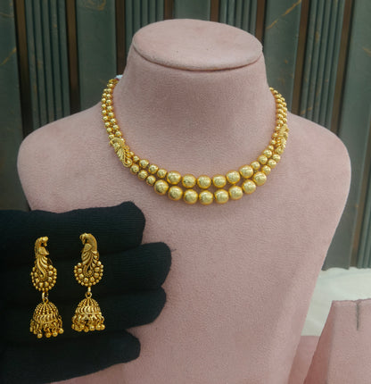Gold Polki  Necklace  Jewellery Sarika Set